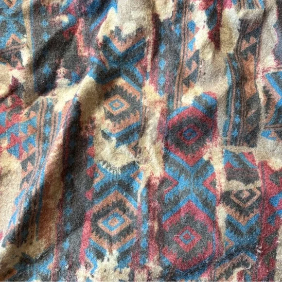 Carhartt “Southwest Look” Washed Denim Blanket-Lined Chore Coat (CB1003) - Picture 9 of 16